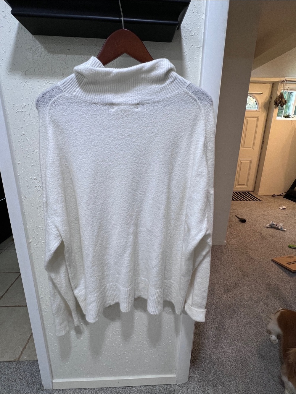Treasure & Bond White Turtleneck Sweater